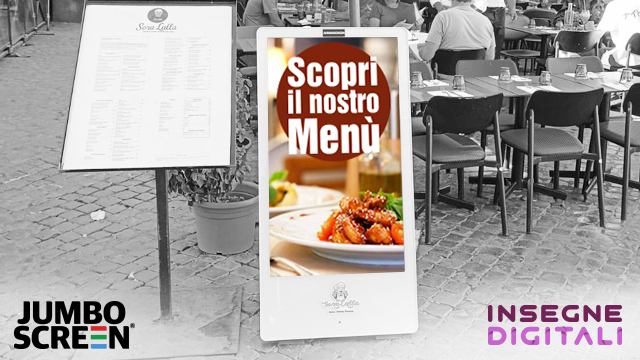 JUMBOSCREEN MOVING 43" WHITE LCD OUTDOOR (DV 1080 X 1920)