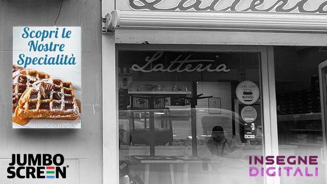 JUMBOSCREEN FC38/3.9 OUTDOOR (DV 128 X 192 - CM 50 X 75)