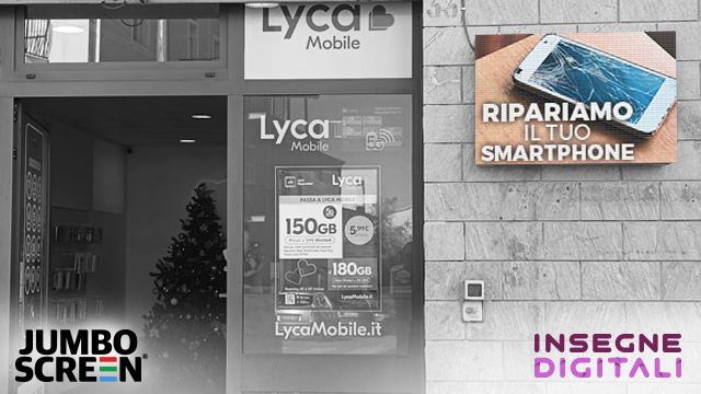 JUMBOSCREEN FC38/3.9 OUTDOOR (DV 192 X 128 - CM 75 X 50)