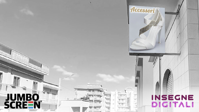 JUMBOSCREEN FC75/3.91 BIFACCIALE OUTDOOR (DV 192 X 256 - CM 75 X 100)