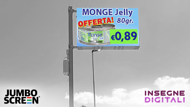 JUMBOSCREEN FC150/4.8 OUTDOOR BIFACCIALE (CM 150 X 100) (DV 312 X 208)
