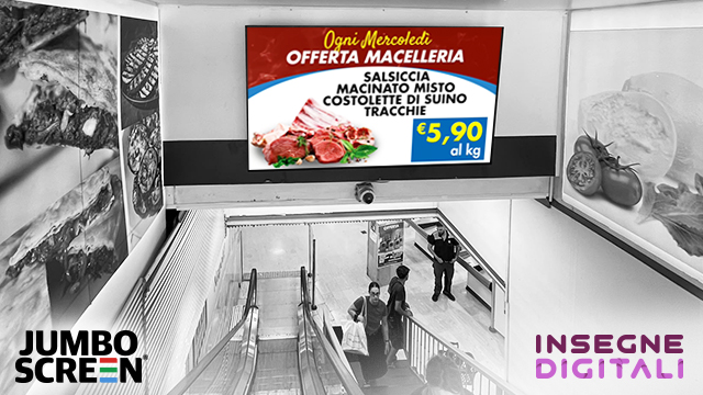 JUMBOSCREEN 75" LCD INDOOR (165 X 93) (1920 X 1080)