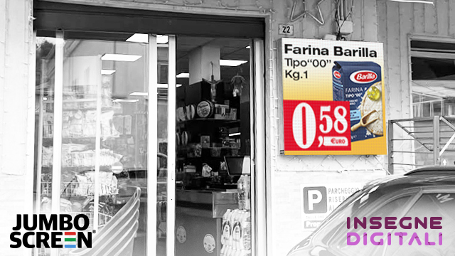 JUMBOSCREEN FC100/3.91 OUTDOOR (DV 256 X 256 - CM 100 X 100)